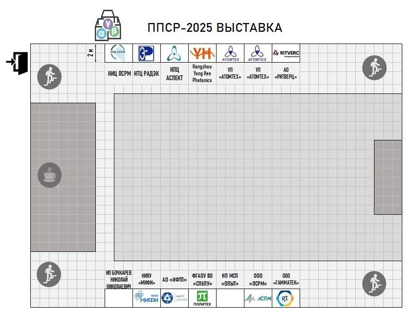 Зал Азимут. Схема расположения
